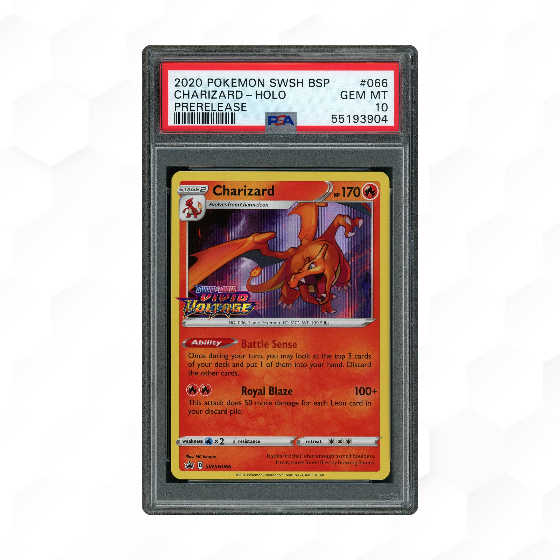 2020 Japanese Black Star Promos Charizard #066 PSA 10